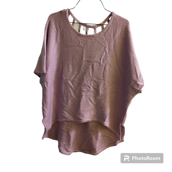 Allen B. Vintage Womens Size XS High Low Purple Sweater - Picture 1 of 9